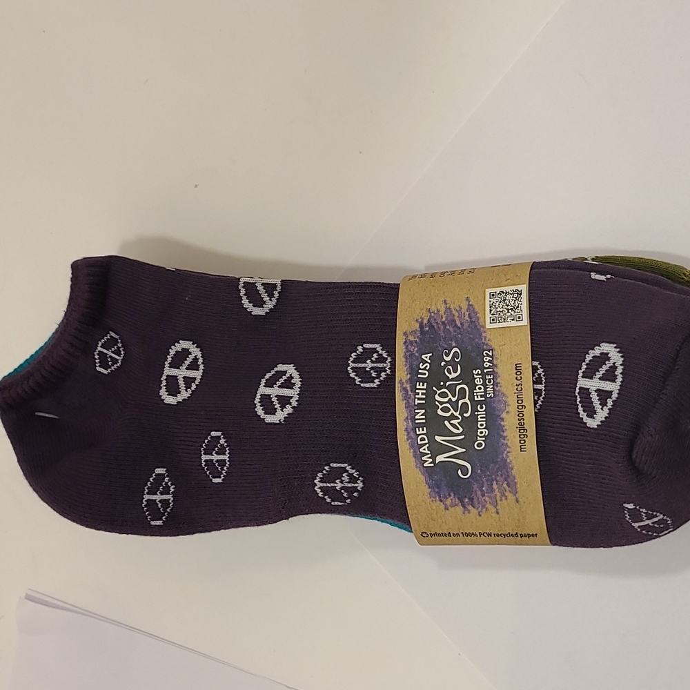Maggie's socks organic peace ✌ 10-13